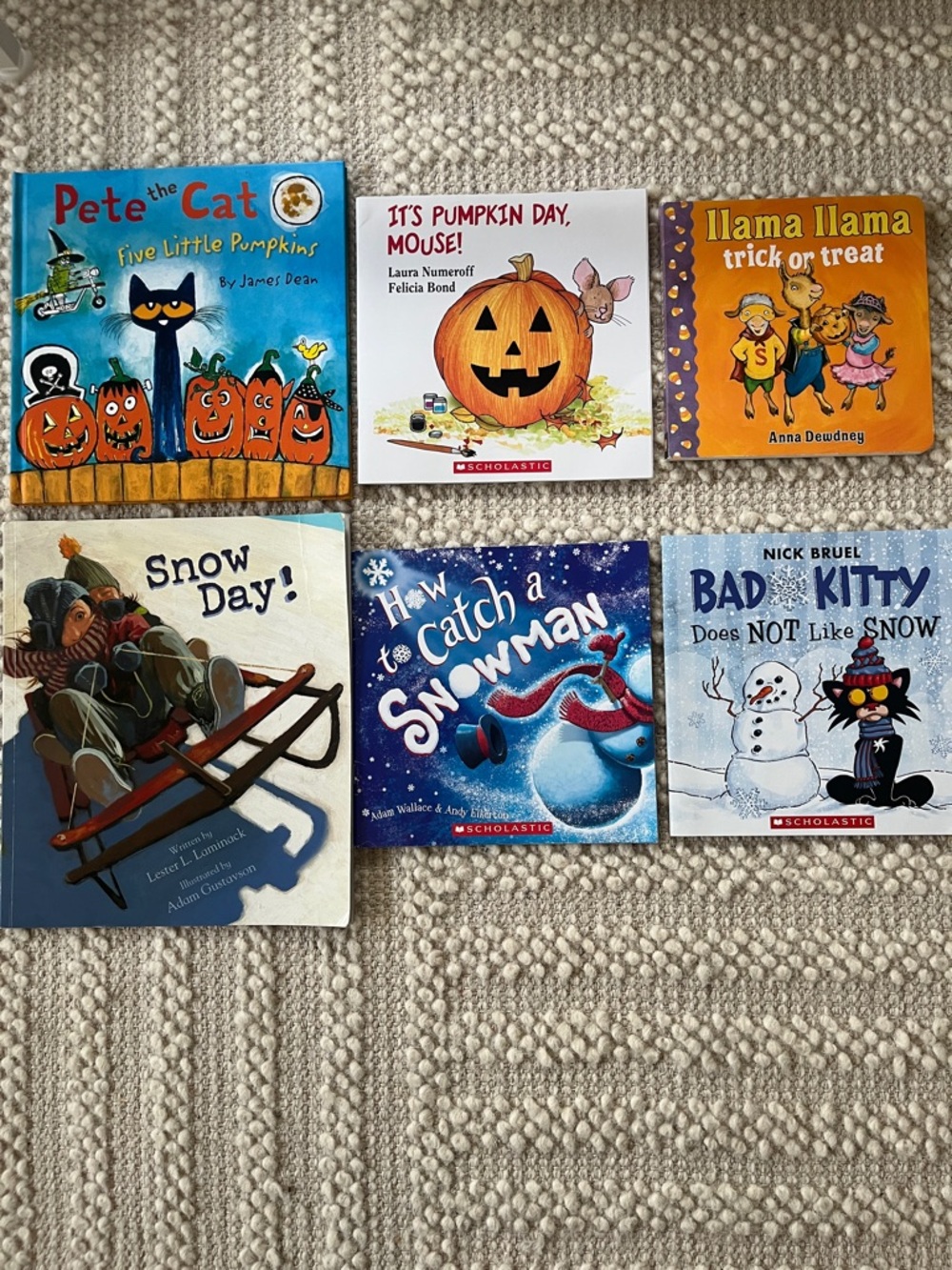 Bundle of Halloween & Winter Kids Books